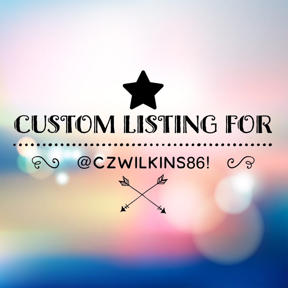 Custom Listing! Do not purchase!