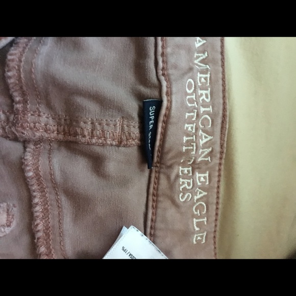Super stretch mauve American Eagle jeans - Picture 2 of 6