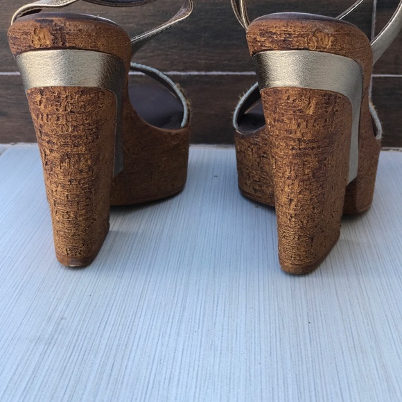 Boho Chic Cheetah Calf Hair Platform Wedge - Picture 5 of 8