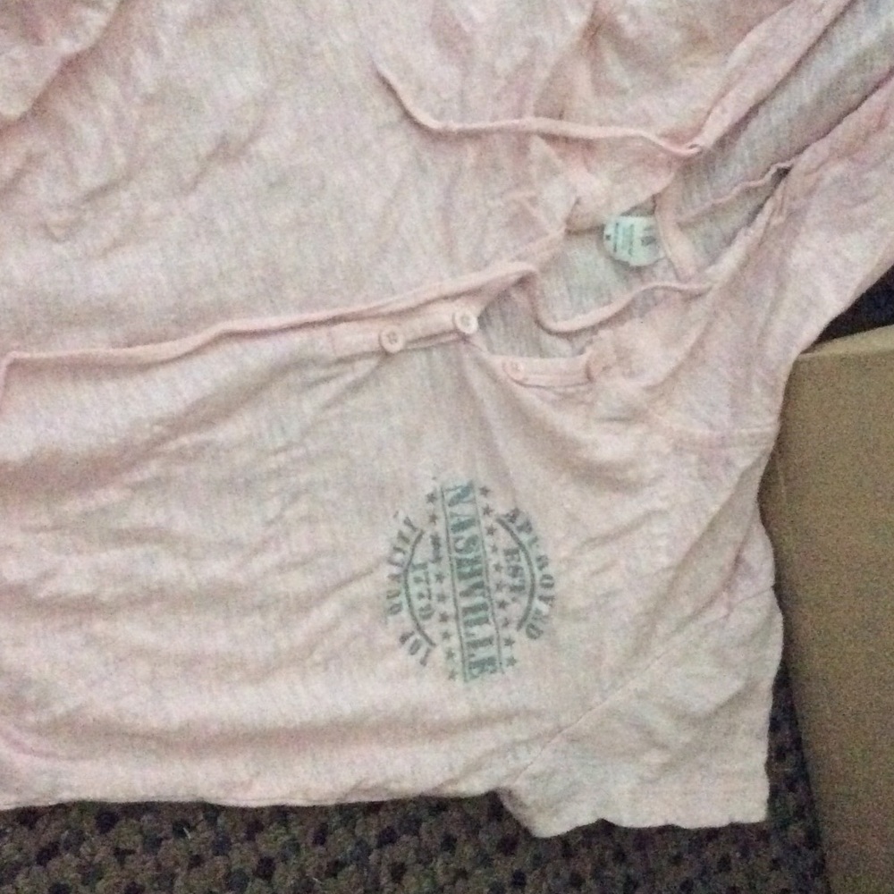 Nashville hooded Henley top