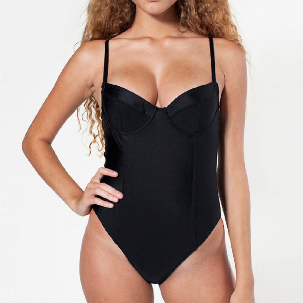 American Apparel Black One-piece✨