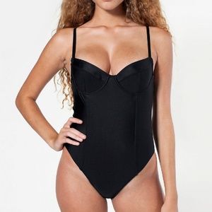 American Apparel Black One-piece✨