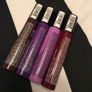 NYX Makeup - LOT of 4 NYX Liquid Suede Cream Lipsticks NYX Makeup - LOT of 4 NYX Liquid Suede Cream Lipsticks