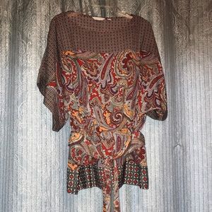Paisley print tunic