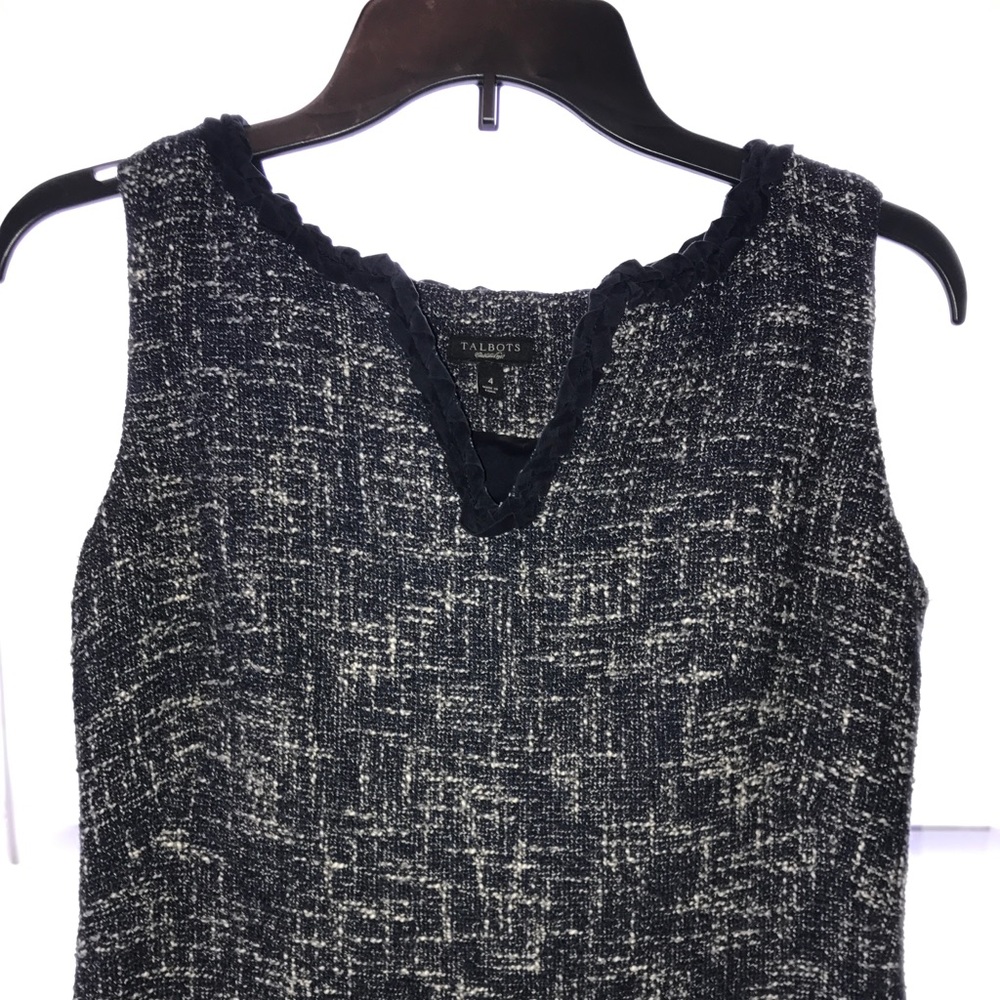 Talbots tweed-y dress