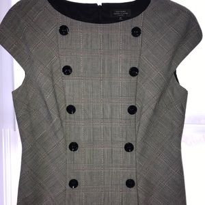 Tahari dress with buttons