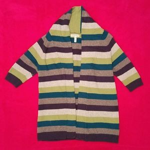 Aeropostale Striped Sweater Cardigan 💙 Size XL