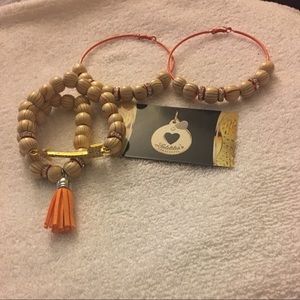 Earrings bracelet sets