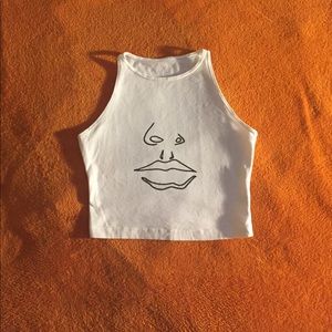 Wild Mouth Crop Top