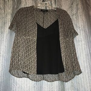 Black and white top