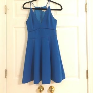 Electric blue gorgeous cocktail dress w/ cut outs