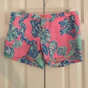 Lilly Pulitzer Pink and Blue Shorts