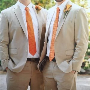 Banana Republic kakhi colored suit