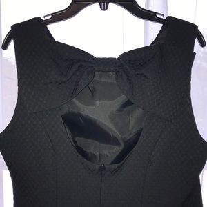 Little black dress with a twist