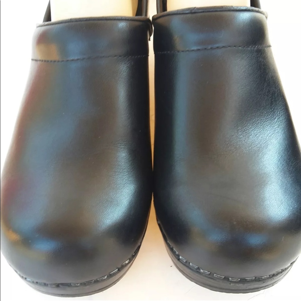 Sanita Danish Clogs Original Black Leather