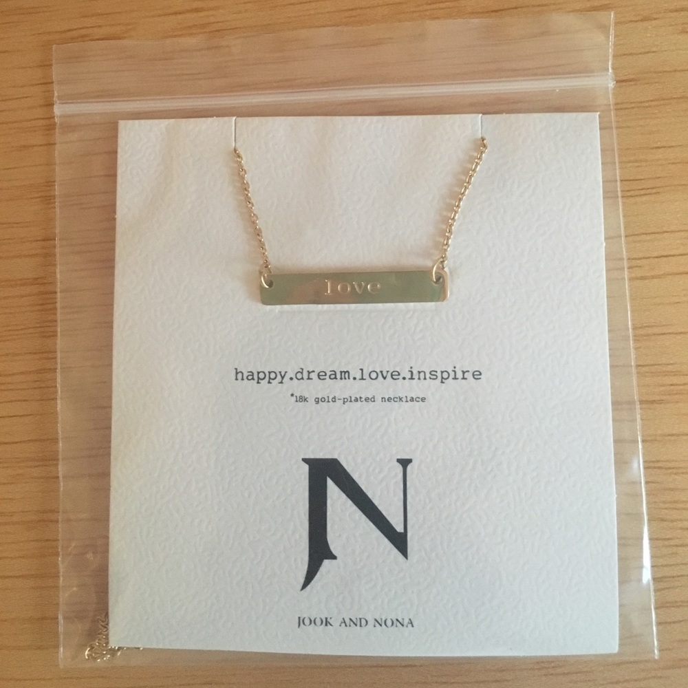 Jook and Nona "love" necklace