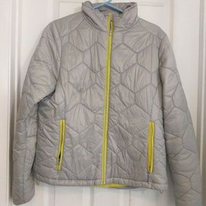 Scottvest multi pocket jacket Womens Medium silver