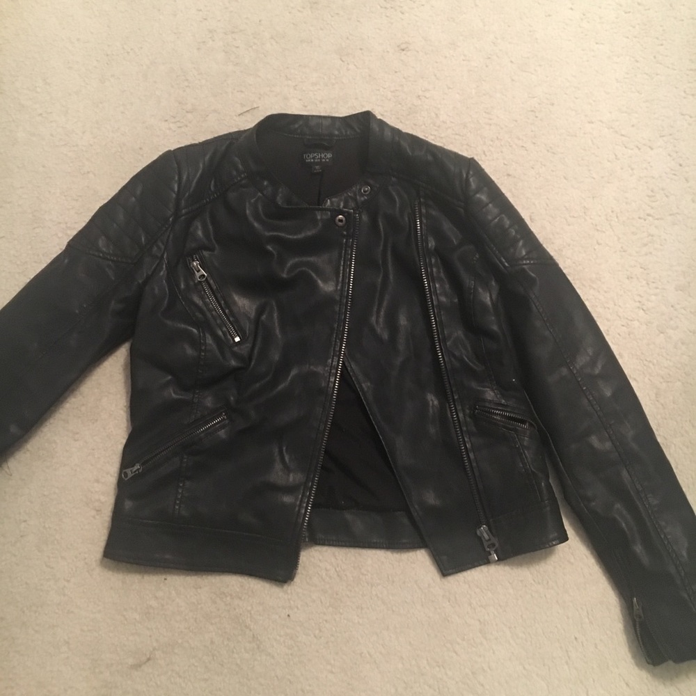 Topshop Leather Jacket