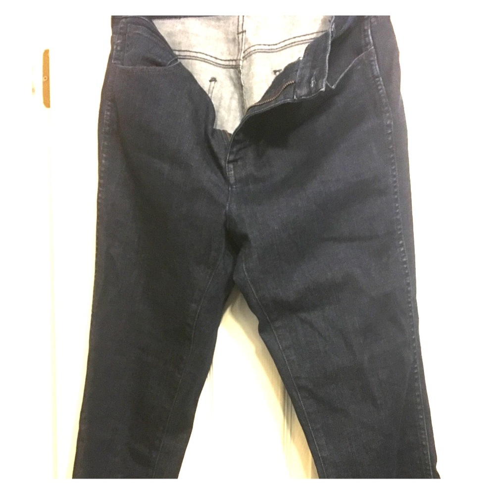 Madewell 10" high riser skinny skinny. Dark wash