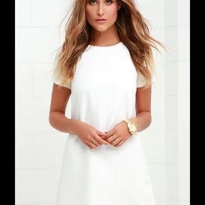 Lulus White Shift Dress