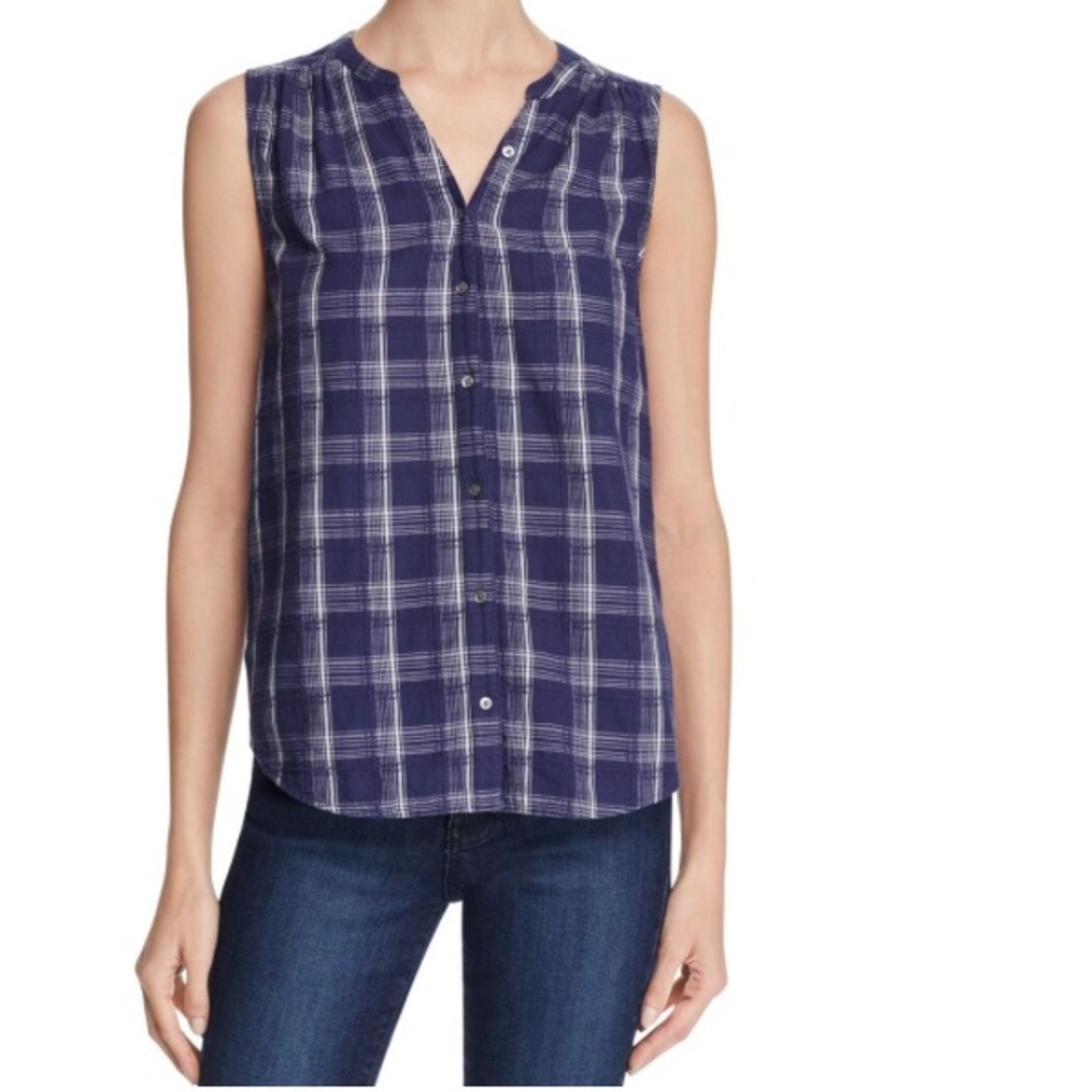 Joie plaid blouse