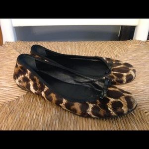 PRADA Pony Hair flats shoes Leopard