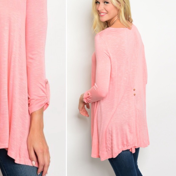 S-M Super cute pink top - Picture 2 of 2