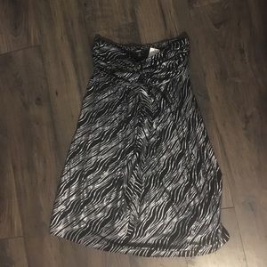 EXPRESS STRAPLESS DRESS