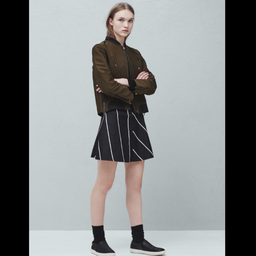 Mango Green Bomber Jacket