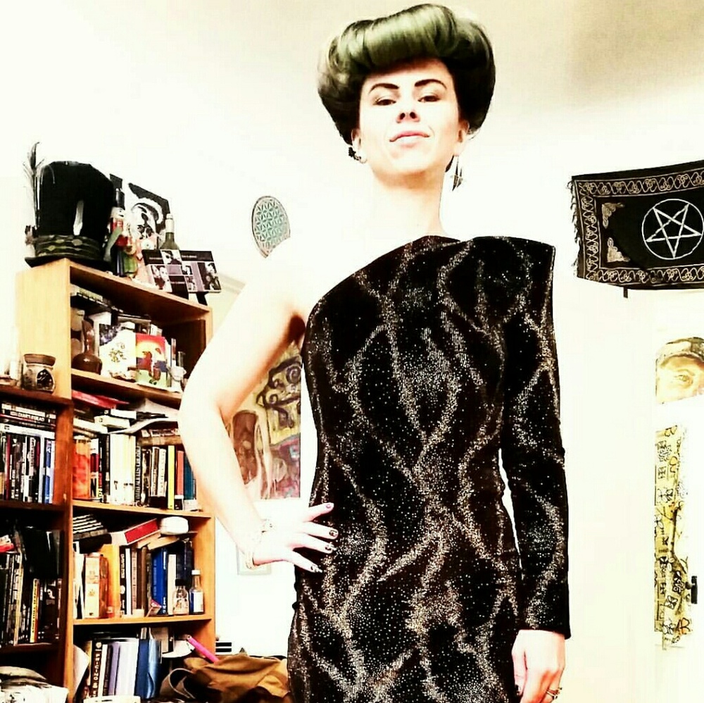 Brian Lichtenberg one shoulder dress