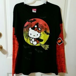 Halloween Hello Kitty JR. Long Sleeve T Shirt XL