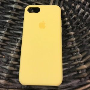 Yellow apple case (Iphone 7) for men and women