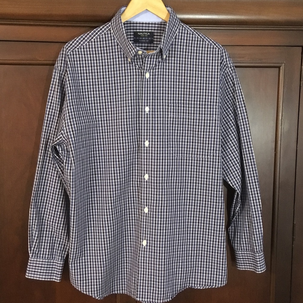 Nautica men's dress shirt, classic fit