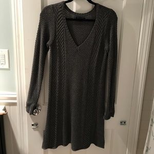 American Eagle Grey Sweater Dress