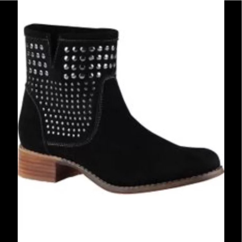 Super Cute! Aldo Bibbs Ankle Boots Black