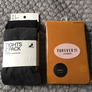✨NWT✨Bundle of tights from forever21 and H&M