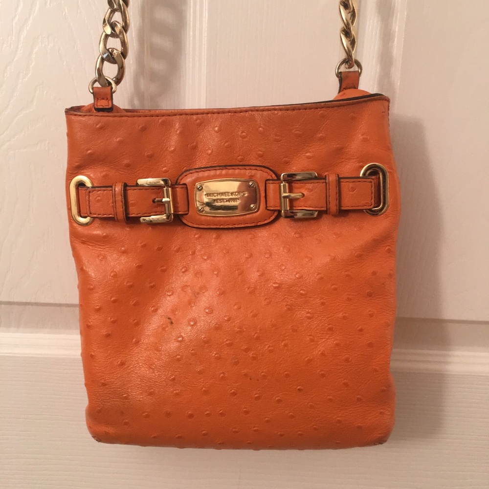Orange Michael Kors Crossbody