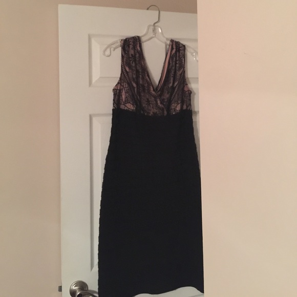 Dress Barn Dresses & Skirts - Black lace evening dress