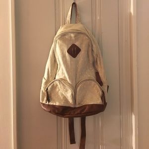 UO Lace and Leather Backpack