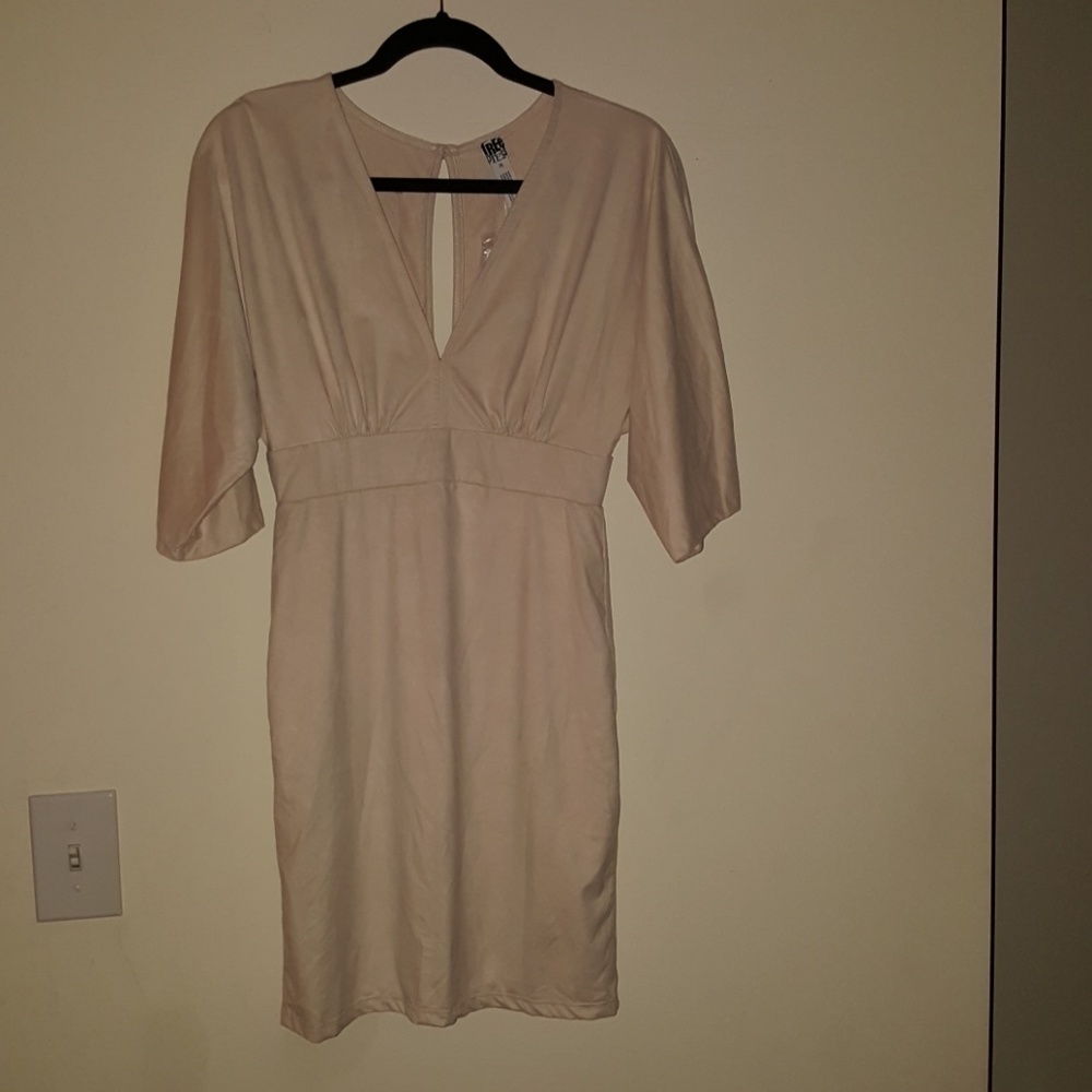 Free Pres faux suede mini dress