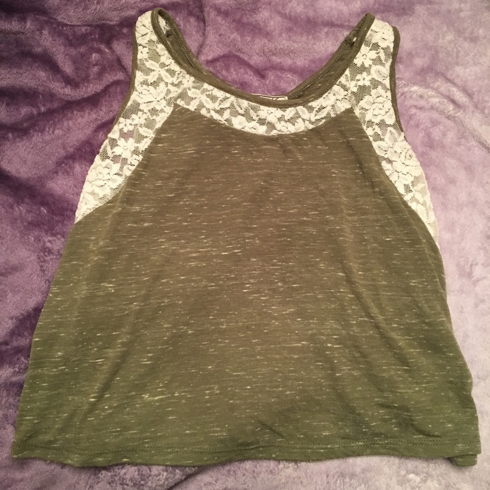 Open back crop top