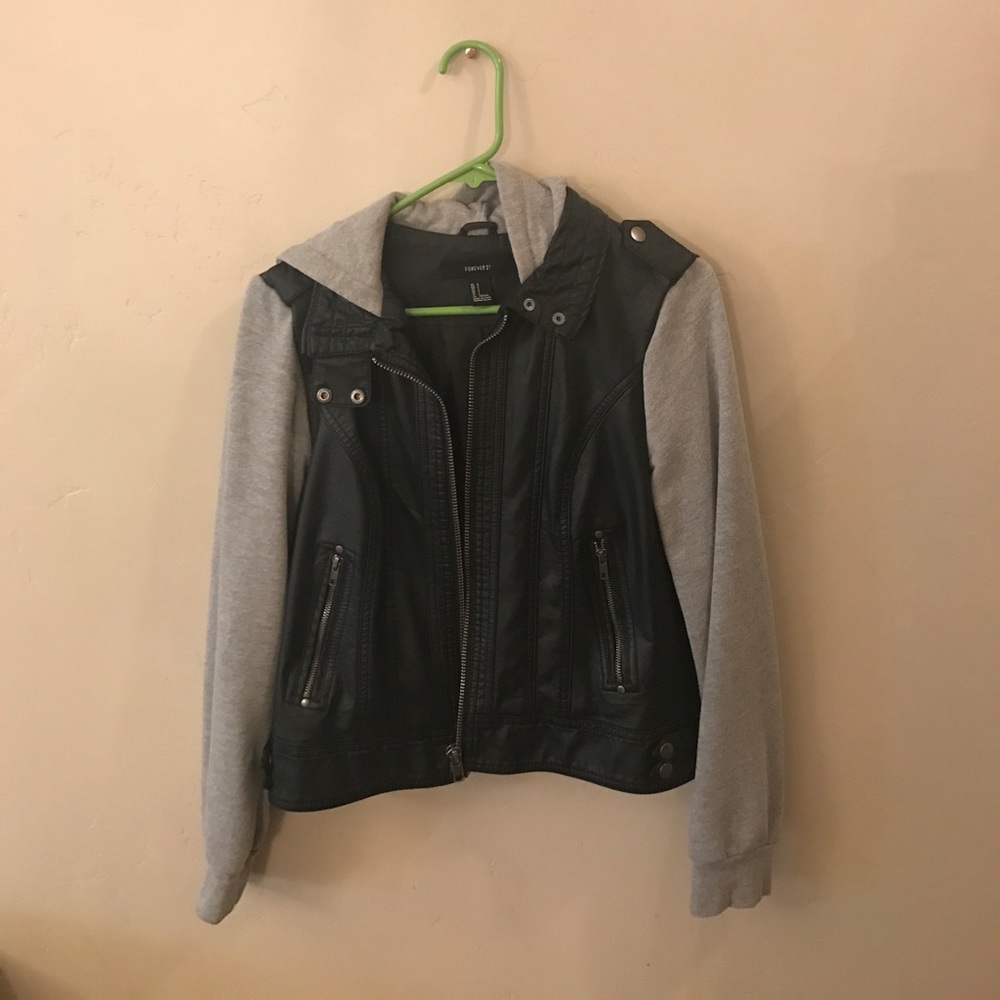 black jacket
