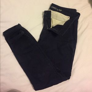 GAP size 0, skinny mini khakis, navy