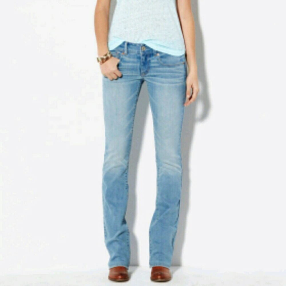 AEO kick boot stretch jeans