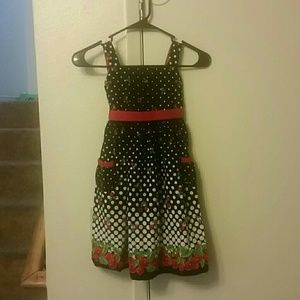 Hand Made Cherry Pattern Dress