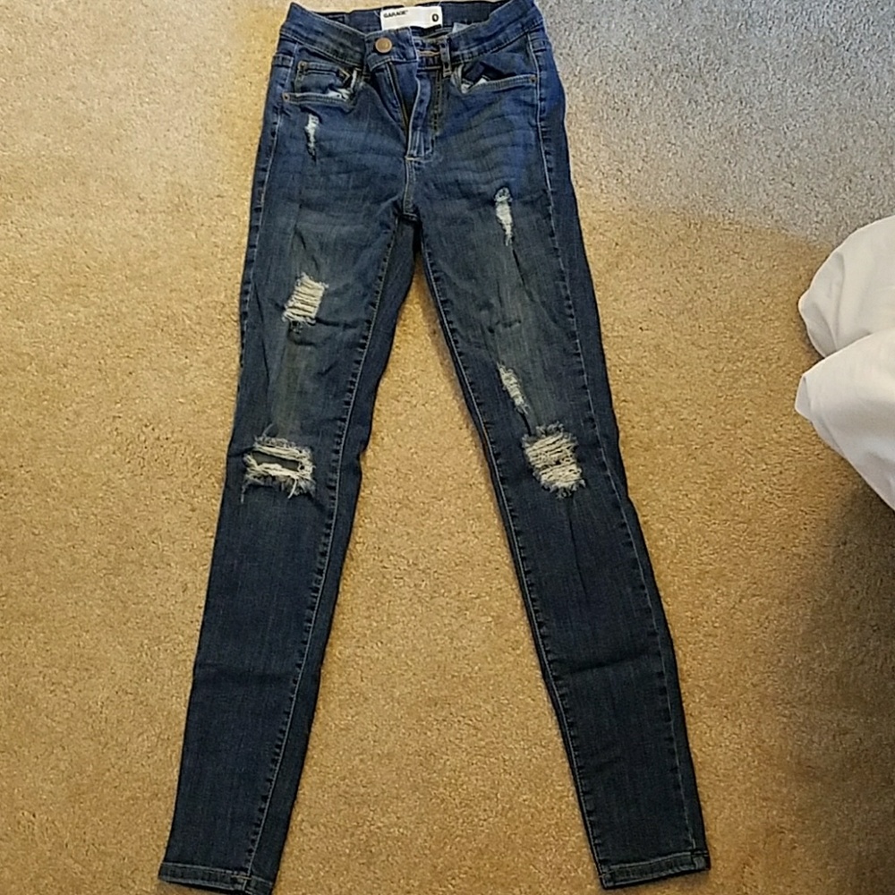 retro high waist denim