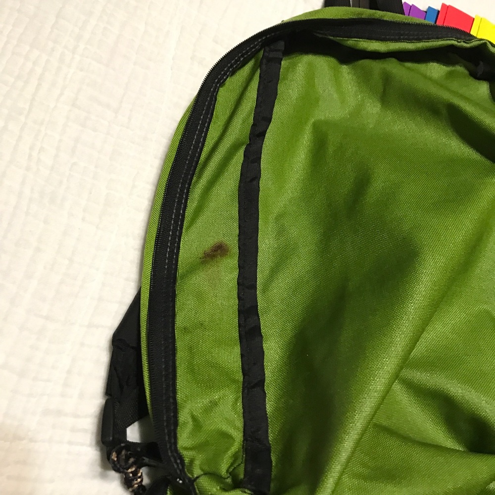 JANSPORT GREEN BACKPACK BACK TO SCHOOL SUPPY - Picture 3 of 8