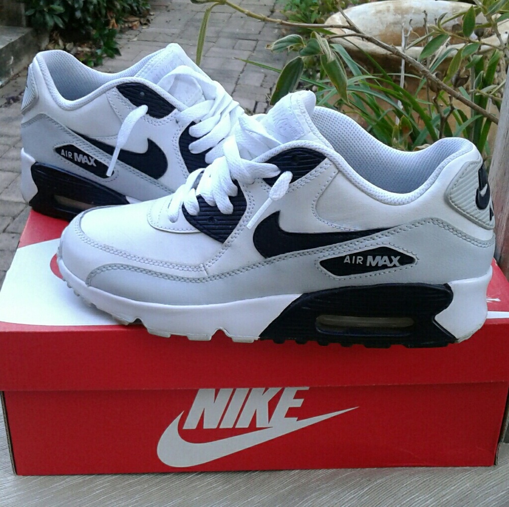 NIKE AIR MAX 90 6Y black white grey