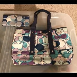 Authentic Coach Purse & Wallet