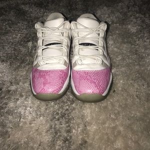 Pink snake skin Jordans 11